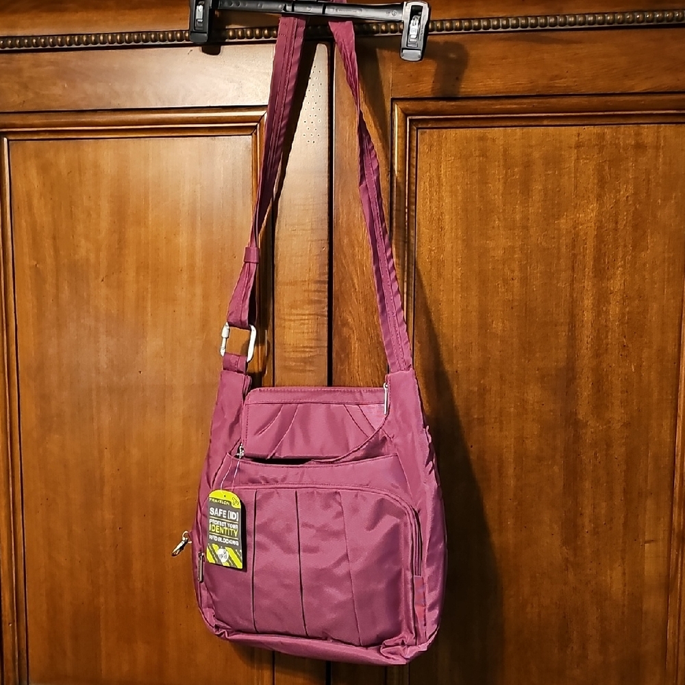 Travelon Plum Crossbody Bag